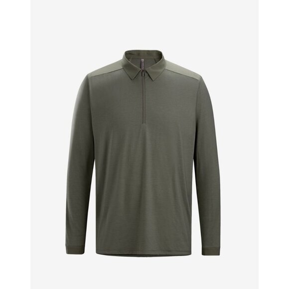 Arc'teryx Veilance Frame Long Sleeve Polo Forage Size Small - Picture 1 of 9
